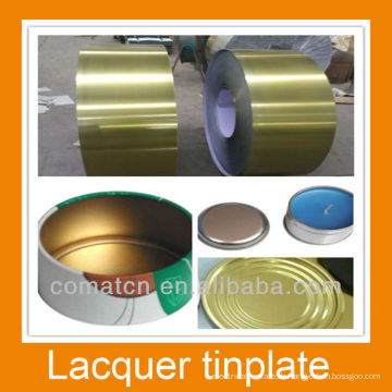 lackierte Bleche mit Alaun/Gold Farbe interne